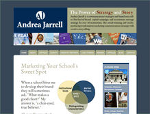 Tablet Screenshot of andreajarrell.com